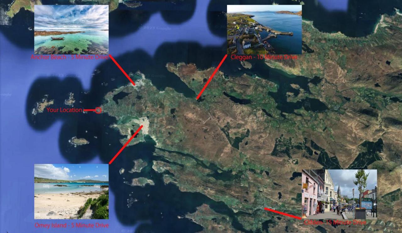 Lands End Cottage - Connemara Aughrus More ภายนอก รูปภาพ
